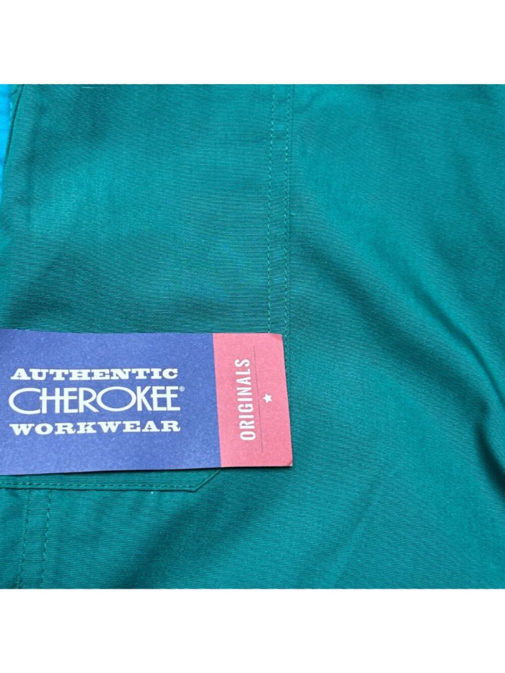 Cherokee Workwear Scrub Lot 3 Pairs 2XL Originals Allura Teal Royal Blue NEW - Picture 3 of 16